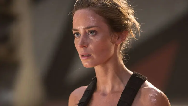 Rita Vrataski in tactical gear in Edge of Tomorrow