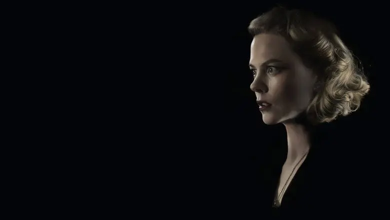 A side profile isolated against deep black in The Others